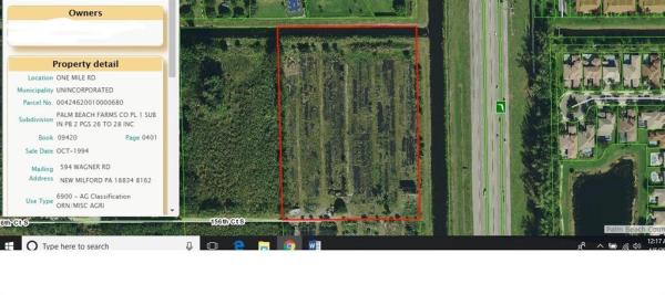 Palm Beach Farms, One Mile Rd, Delray Beach, Florida 33446, image 1