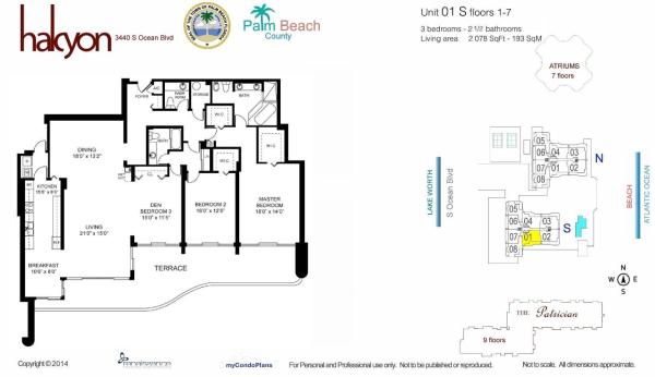Halcyon Of Palm Beach, 3440 S Ocean Blvd, Palm Beach, Florida 33480, image 2
