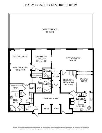 The Biltmore, 150 Bradley Pl #308, Palm Beach, Florida 33480, image 2
