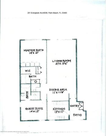French Villas Of Palm Beach, 201 Everglade Ave #206, Palm Beach, Florida 33480, image 2