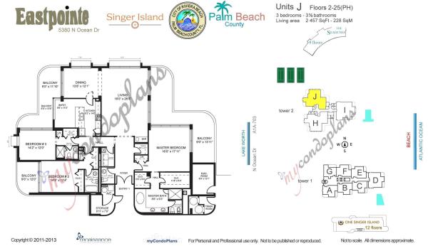 Eastpointe, 5380 N Ocean Dr #7j, Riviera Beach, Florida 33404, image 2