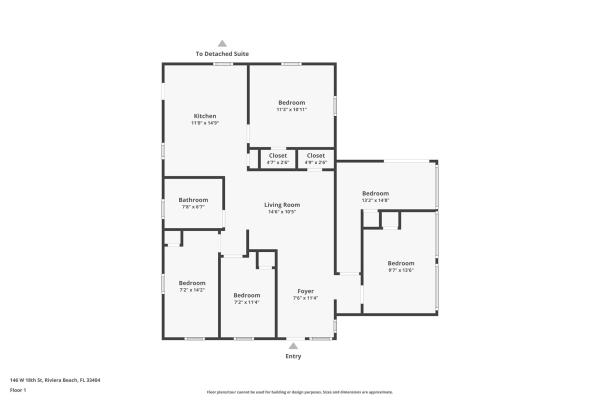 Riviera Beach No HOA, 146 W 18th St, Riviera Beach, Florida 33404, image 1