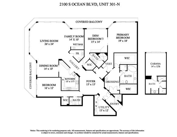 2100 At Sloan's Curve, 2100 S Ocean Blvd #301N, Palm Beach, Florida 33480, image 1